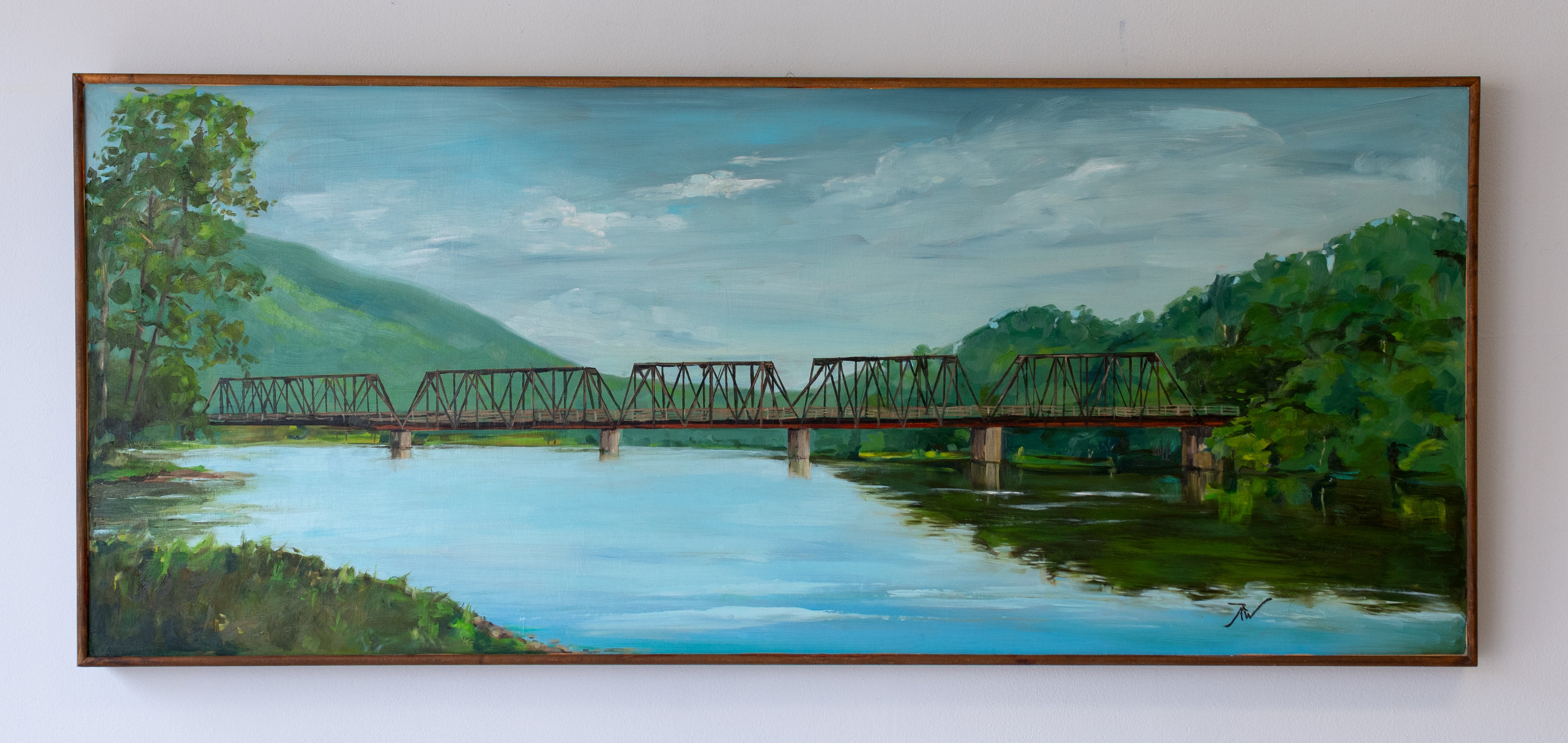 Hiwassee Trestle Bridge by Anika Whittier